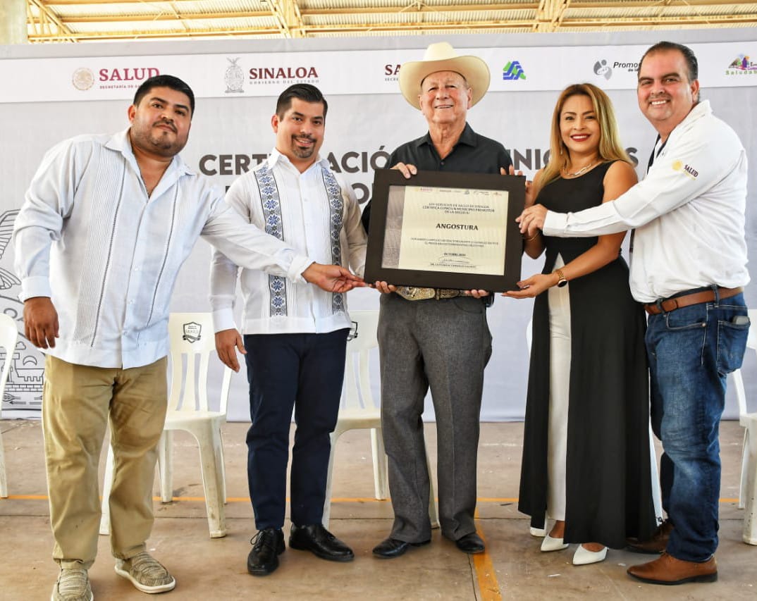 Angostura recibe Certificación como un Municipio Promotor de la Salud y Entornos Saludables